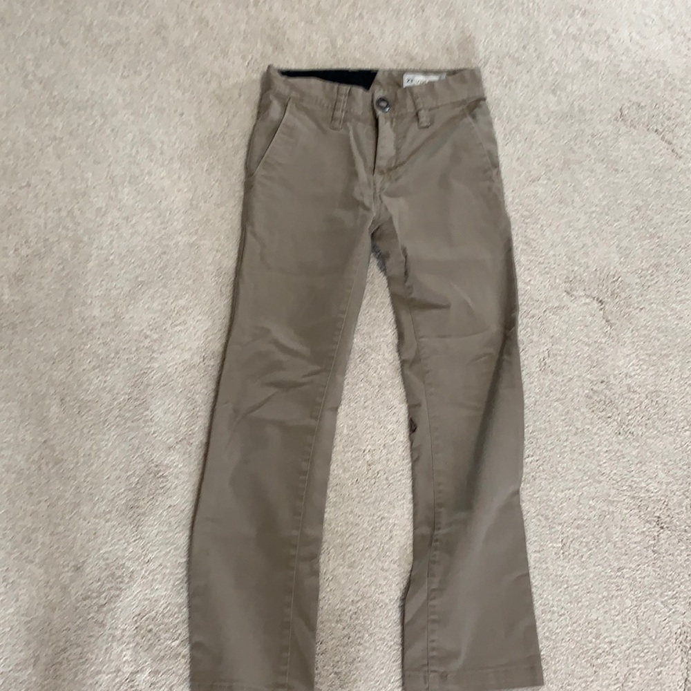 Tan Volcom Pants Waist 23